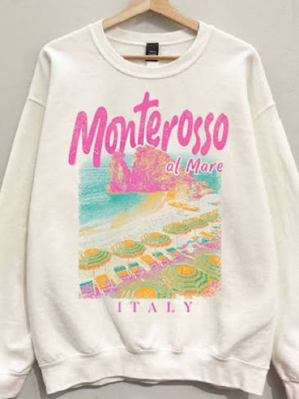 Altar’d State AS Revival Monterosso al Mare Italy Graphic Sweatshirt L/XL - Picture 5 of 7